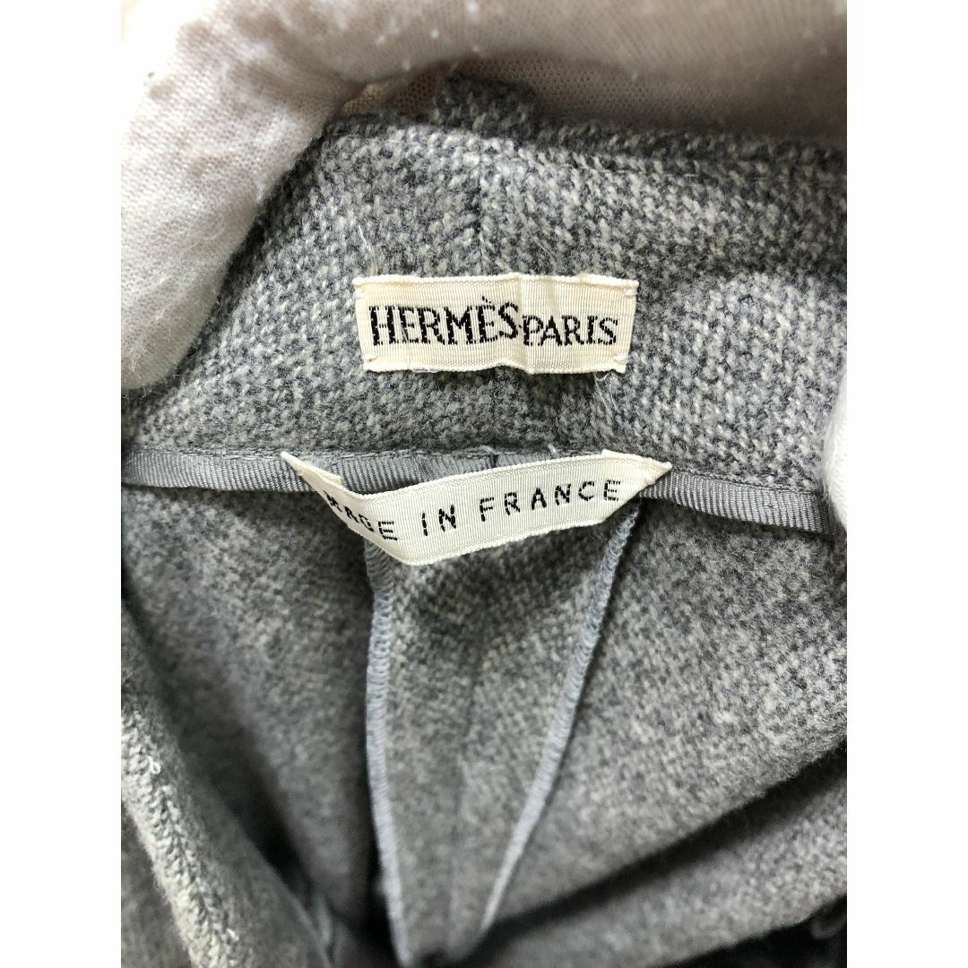 HERMES - 022182 HERMES PARIS ウール カシミヤ スラックス HERMES - 022182 HERMES PARIS ウール カシミヤ スラックス
