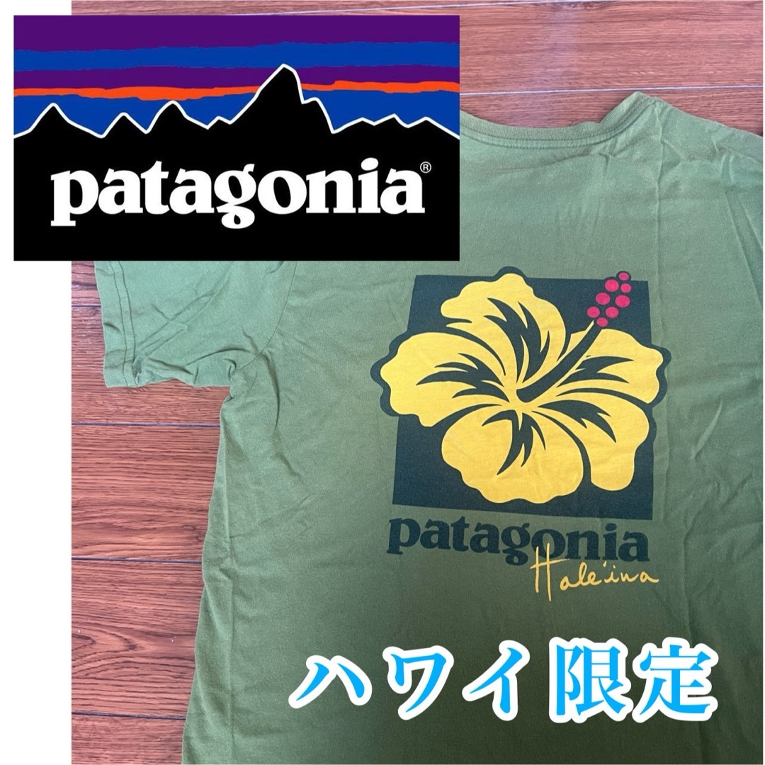 patagonia - パタロハ パタゴニア ハワイ限定 Tシャツ カーキ patagonia - パタロハ パタゴニア ハワイ限定 Tシャツ カーキ