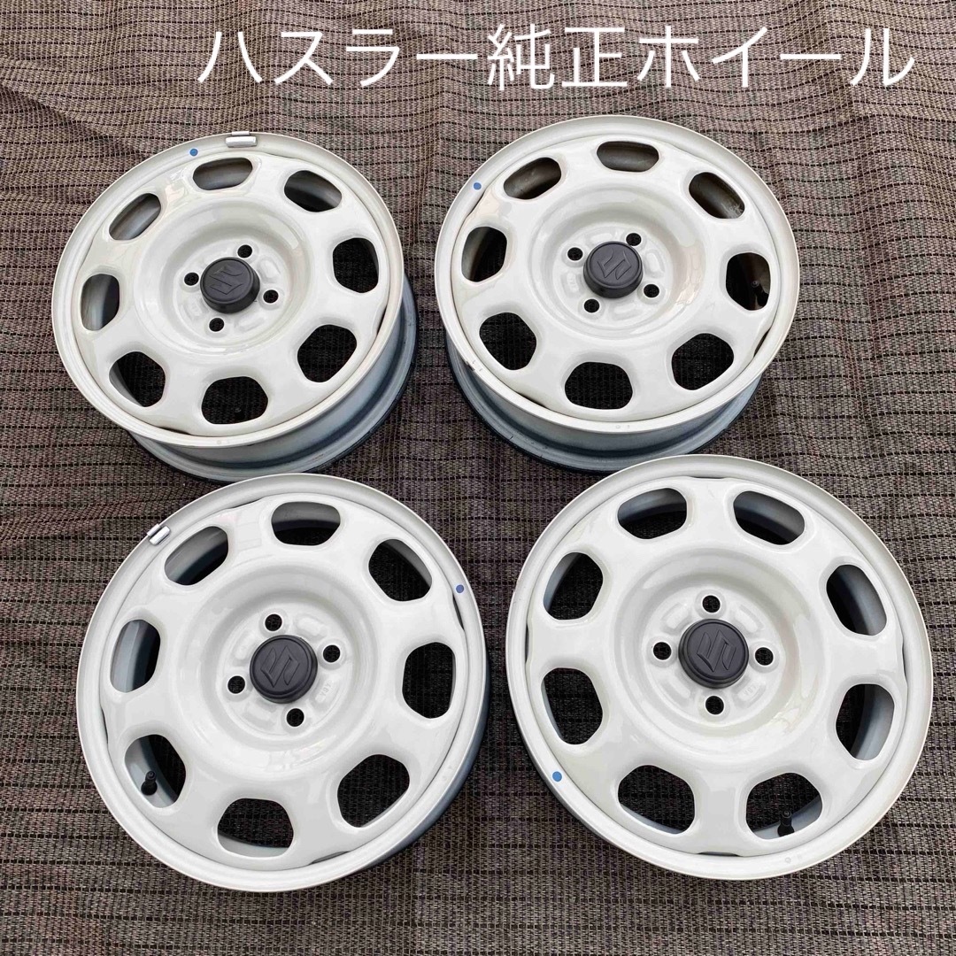 スズキ ハスラー 純正 ホイール 白 ホワイト系 15インチ 4本セット スズキ ハスラー 純正 ホイール 白 ホワイト系 15インチ 4本セット