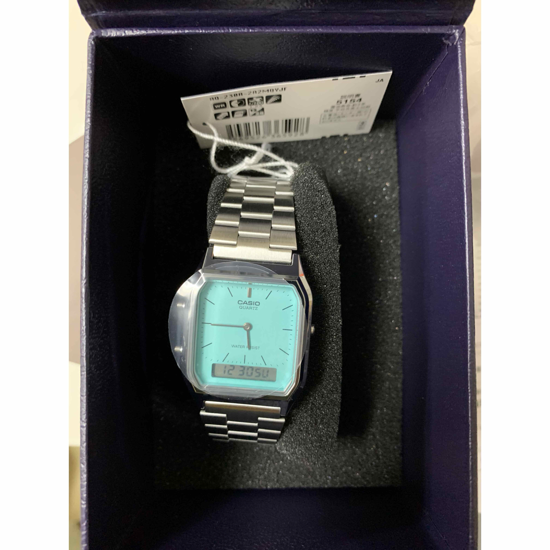 CASIO チープカシオ ティファニーブルー 白き CASIO チープカシオ ティファニーブルー 白き