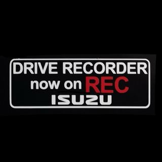 いすづ ドラレコ  ドライブレコーダー いすず ステッカー I-A(車外アクセサリ)