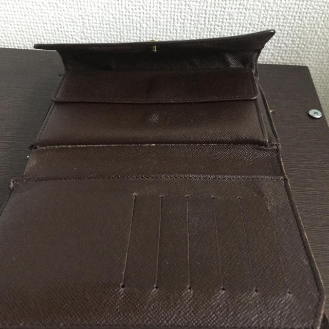LOUIS VUITTON(ルイヴィトン)のダミエ 三つ折り財布財布 レディースのファッション小物(財布)の商品写真