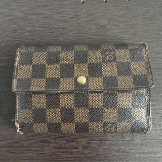 ルイヴィトン(LOUIS VUITTON)のダミエ 三つ折り財布財布(財布)