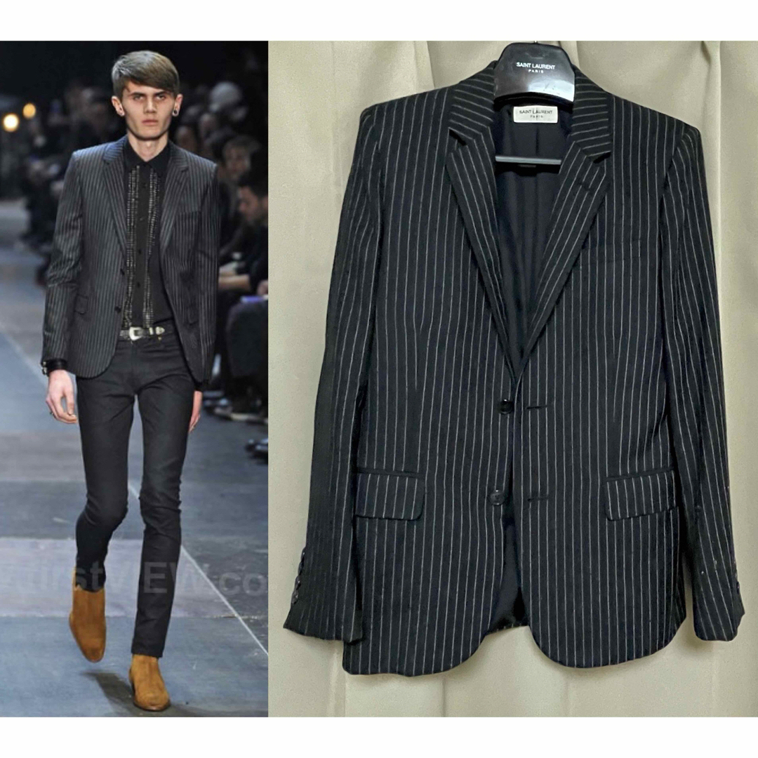 SAINT LAURENT - 13AW サンローランパリ チョークストライプ SAINT LAURENT - 13AW サンローランパリ チョークストライプ