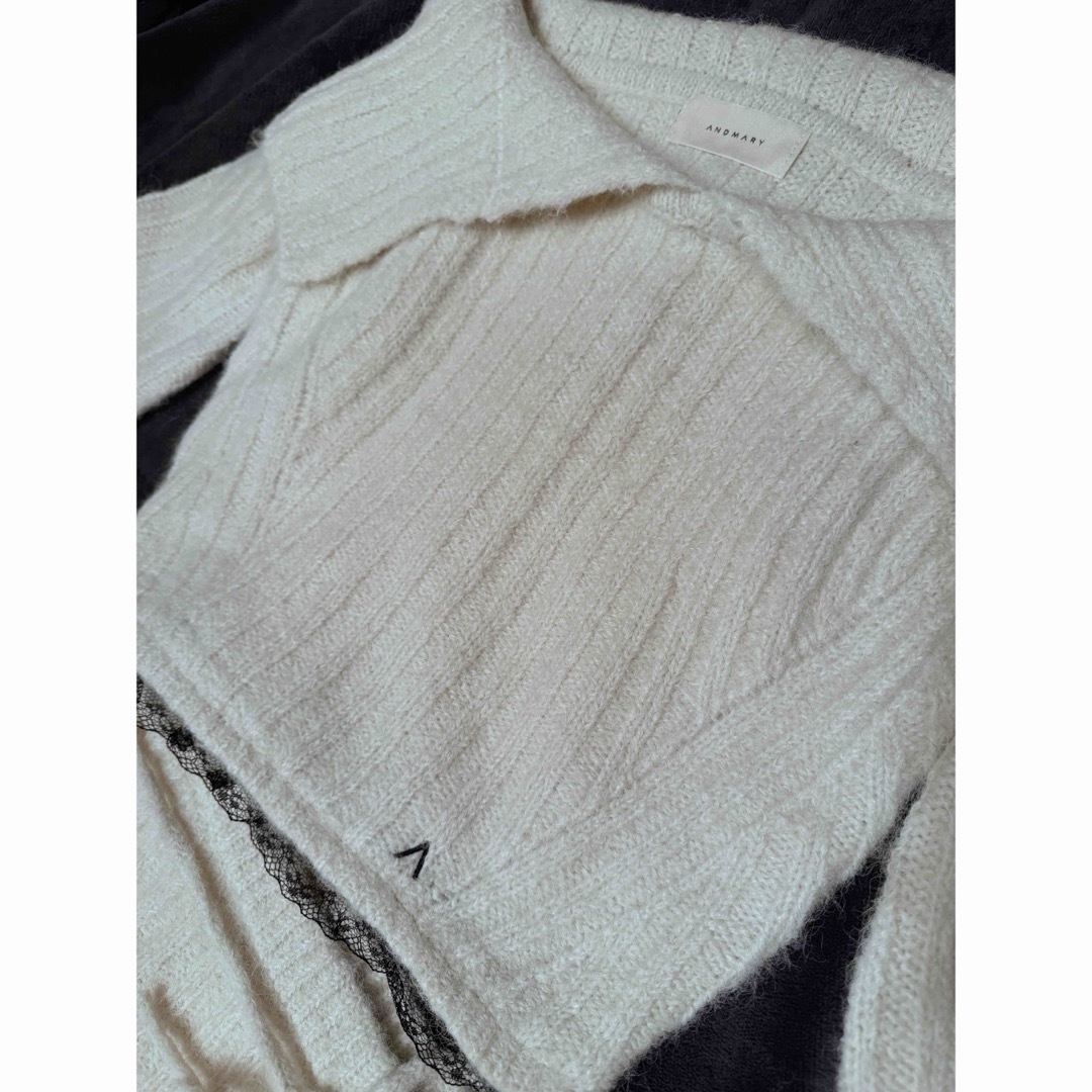 ANDMARY】Erin lace knit set up