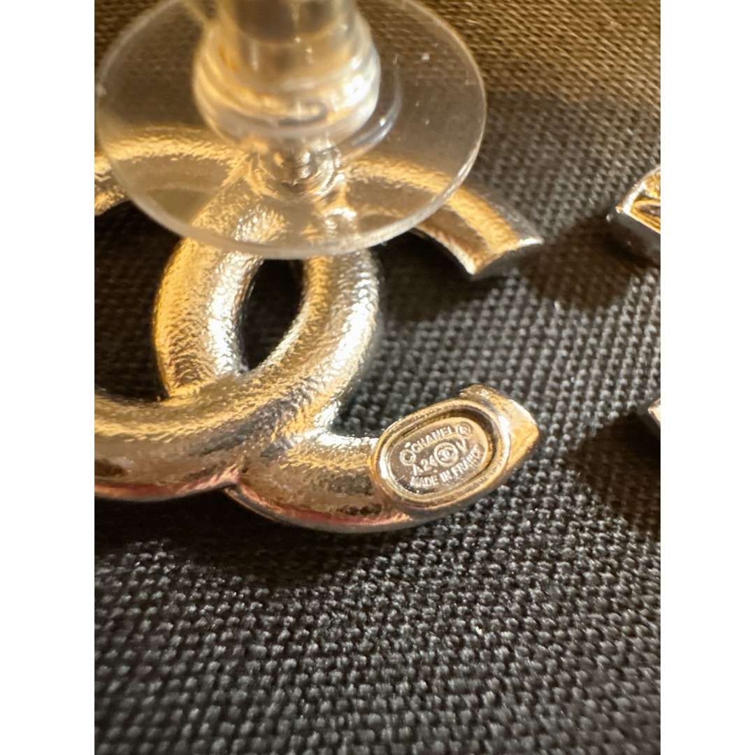 CHANEL - CHANEL シャネル ピアス アクセサリー シルバー CHANEL - CHANEL シャネル ピアス アクセサリー シルバー