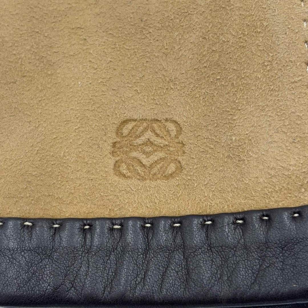 LOEWE - 極美品LOEWE ロエベ アナグラム スエード×レザー LOEWE - 極美品LOEWE ロエベ アナグラム スエード×レザー