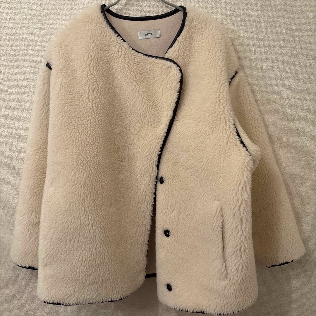 AKTE ボアミドルブルゾン 美品 AKTE ボアミドルブルゾン 美品