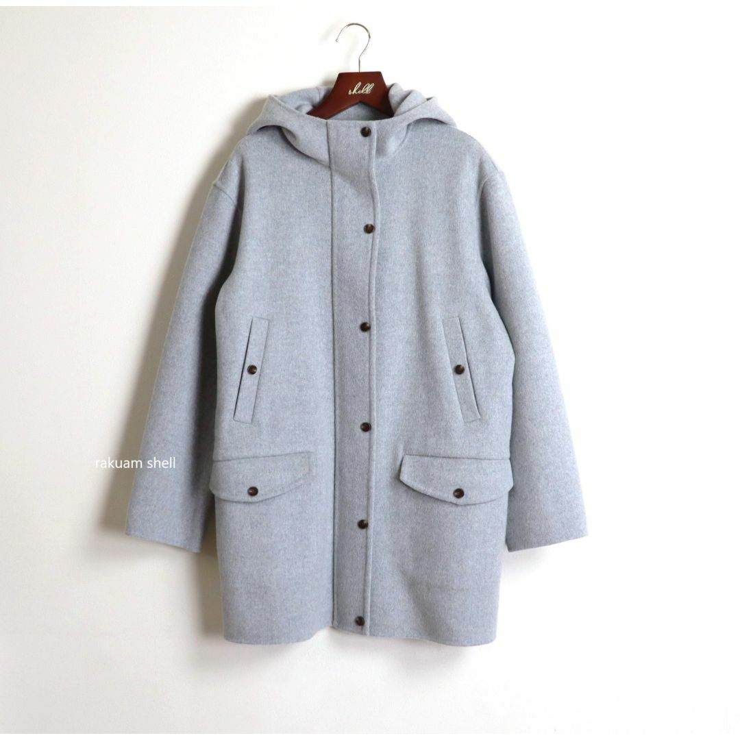 Theory 23AW ダブルフェイス フード付きコート Theory 23AW ダブルフェイス フード付きコート
