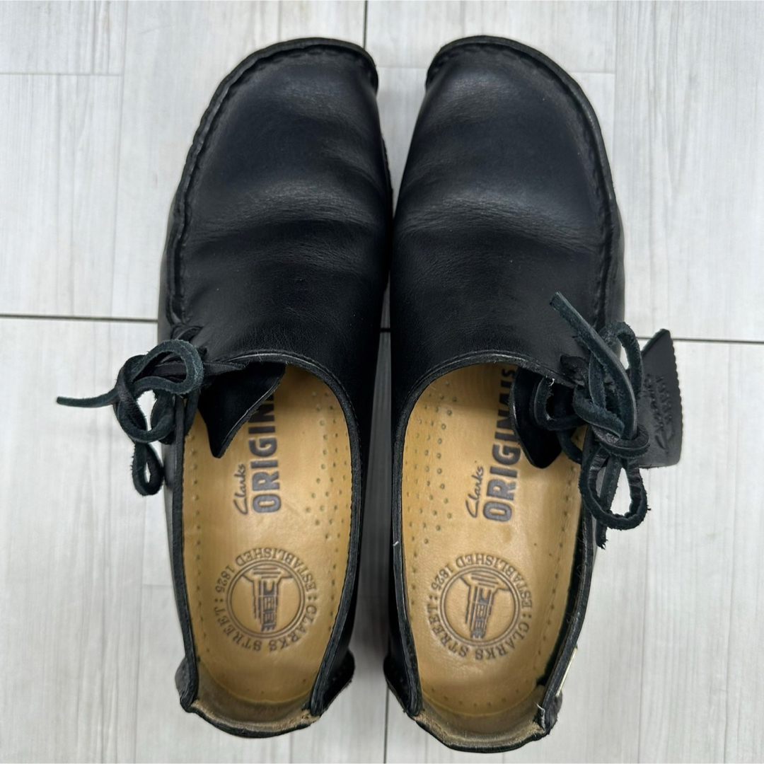 clarks】クラークス オリジナル 革靴 4 レザー ブラック ラガー clarks】クラークス オリジナル 革靴 4 レザー ブラック ラガー