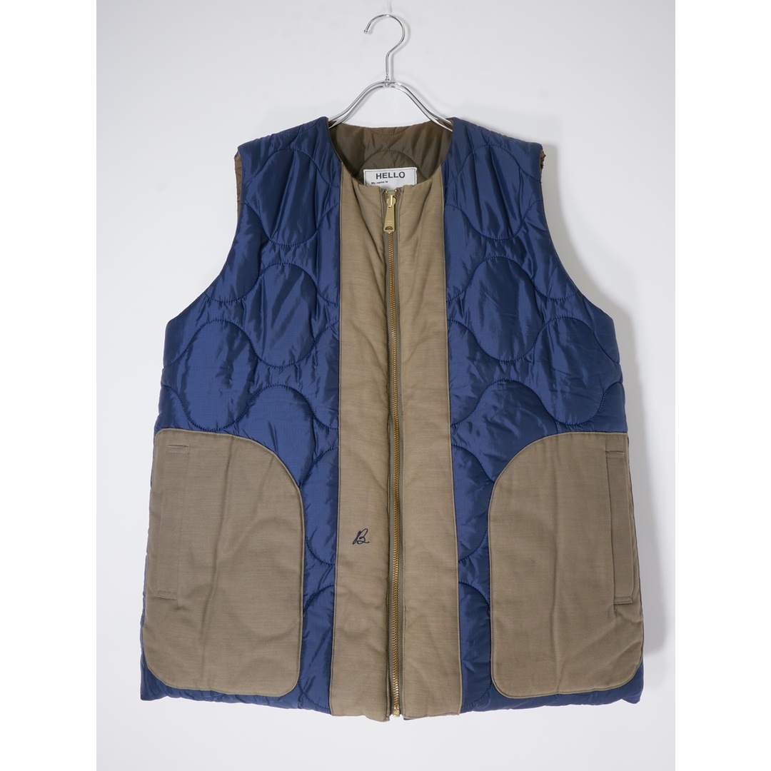 MADISON BLUEマディソンブルー NO COLLAR VEST QUILTING MADISON BLUEマディソンブルー NO COLLAR VEST QUILTING