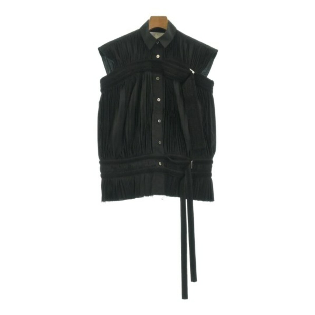 sacai サカイ ブラウス 1(S位) 黒 【古着】 sacai サカイ ブラウス 1(S位) 黒 【古着】