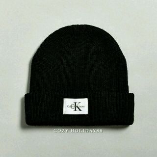 カルバンクライン(Calvin Klein)の新品 Calvin Klein Jeans Beanie ( Black )(ニット帽/ビーニー)