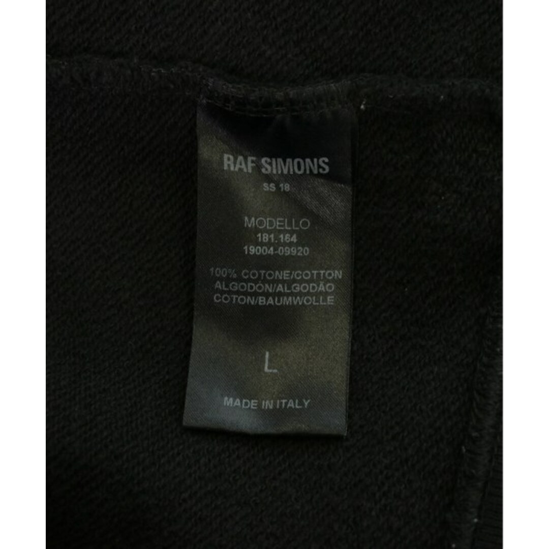 RAF SIMONS - RAF SIMONS ラフシモンズ パーカー L 黒 【古着 RAF SIMONS - RAF SIMONS ラフシモンズ パーカー L 黒 【古着