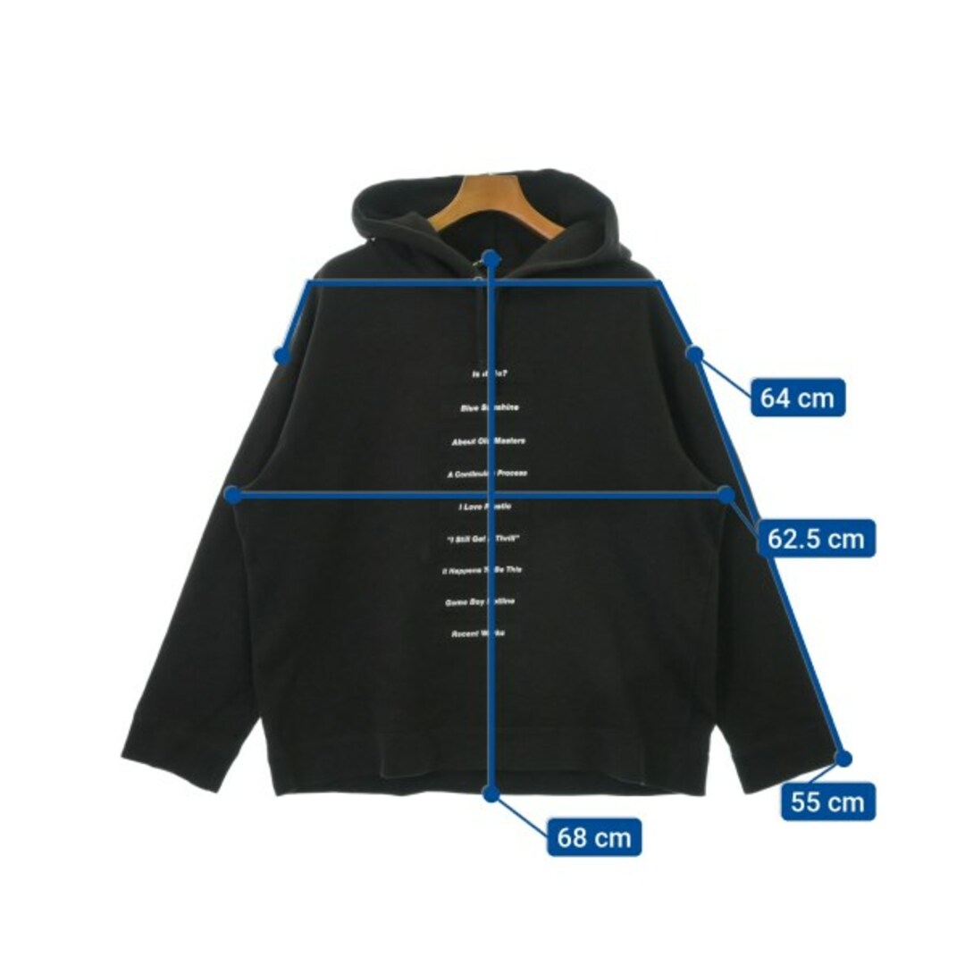 RAF SIMONS - RAF SIMONS ラフシモンズ パーカー L 黒 【古着 RAF SIMONS - RAF SIMONS ラフシモンズ パーカー L 黒 【古着