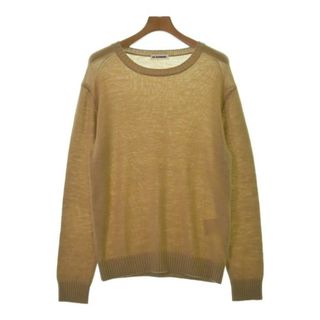 JIL SANDER + ニット・セーター 48(L位) ベージュ 【古着】【中古】(ニット/セーター)