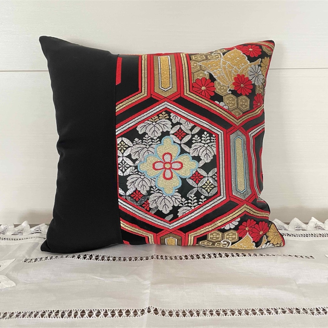 美品 帯リメイククッションカバー2個セット 45✖️45cm 美品 帯リメイククッションカバー2個セット 45✖️45cm