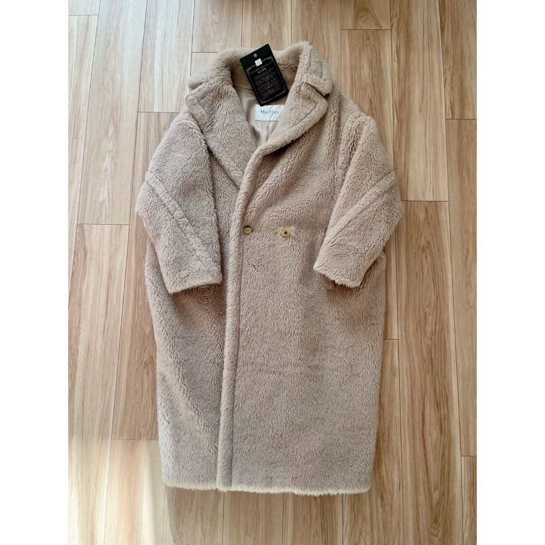 マックスマーラMAXMARAテディベアコート♡サンド人気色¥58万正規 マックスマーラMAXMARAテディベアコート♡サンド人気色¥58万正規