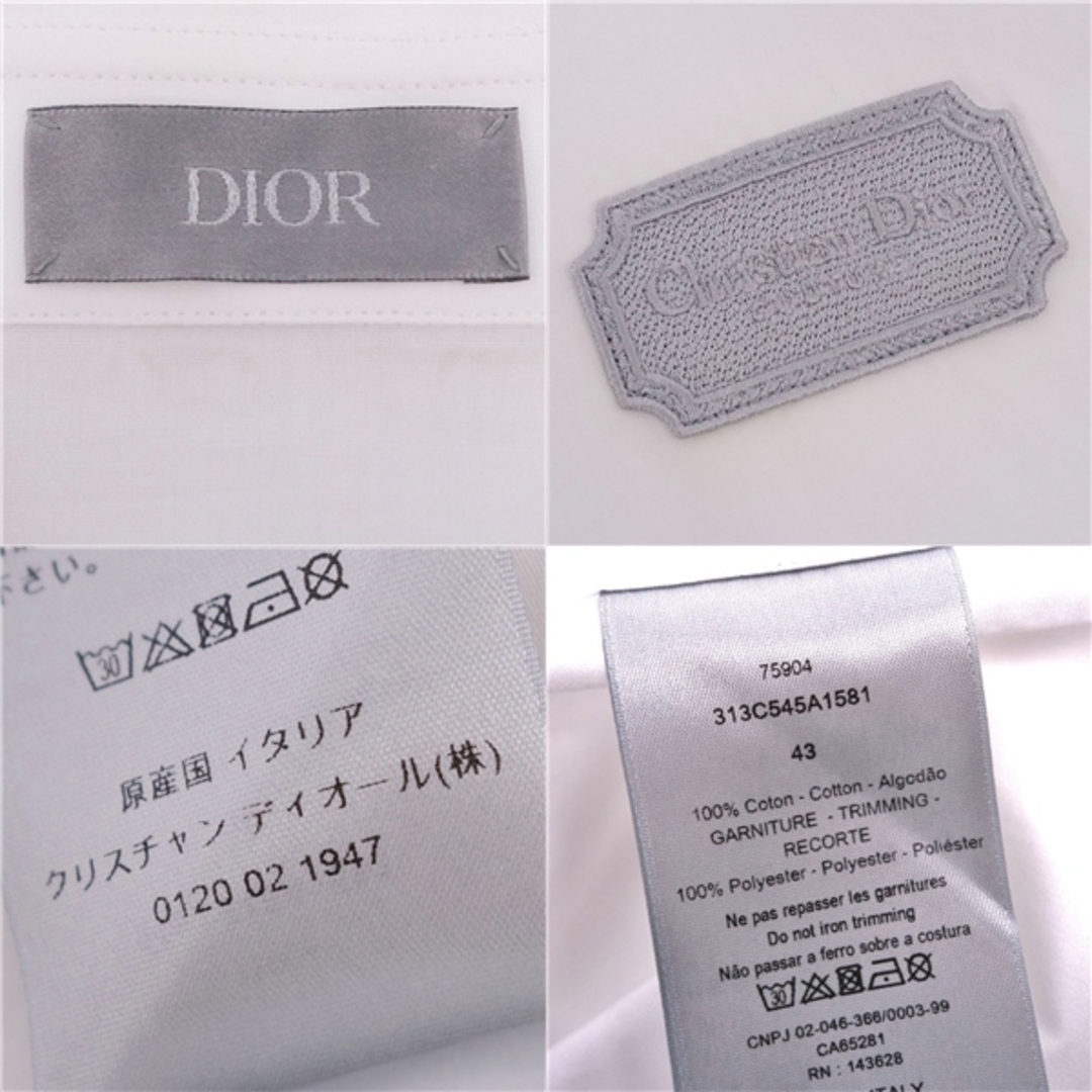 DIOR HOMME - ディオールオム DIOR HOMME 23SS シャツ ロング DIOR HOMME - ディオールオム DIOR HOMME 23SS シャツ ロング