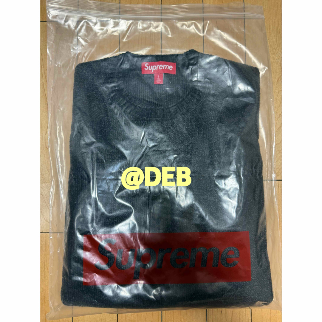 Supreme - Supreme Terry Small Box Sweater Black Sの通販 by Supreme - Supreme Terry Small Box Sweater Black Sの通販 by