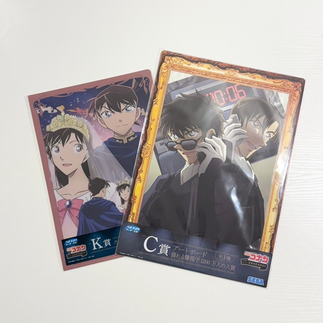 名探偵コナン セガラッキーくじ C賞 アートボード K賞 松田 萩原 新一 蘭 エンタメ/ホビーのおもちゃ/ぬいぐるみ(キャラクターグッズ)の商品写真