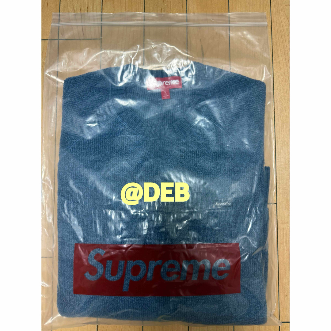 Supreme - Supreme Terry Small Box Sweater Blue Sの通販 by Supreme - Supreme Terry Small Box Sweater Blue Sの通販 by