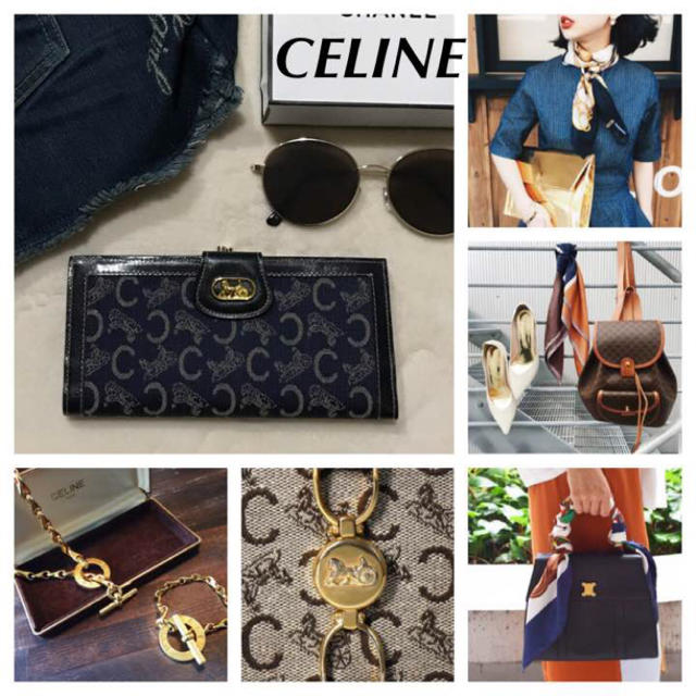 celine(セリーヌ)の美品セリーヌデニム長財布Cマカダム レディースのファッション小物(財布)の商品写真