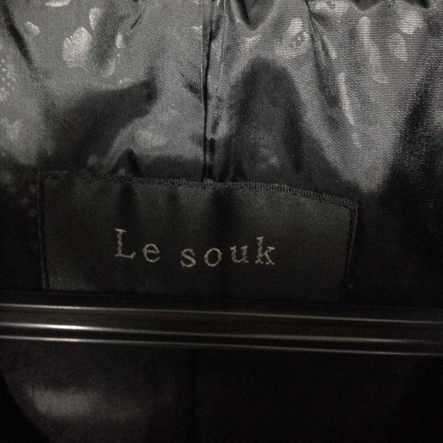 Le souk(ルスーク)のルスーク♡ダウンベスト♡黒 レディースのジャケット/アウター(ダウンベスト)の商品写真