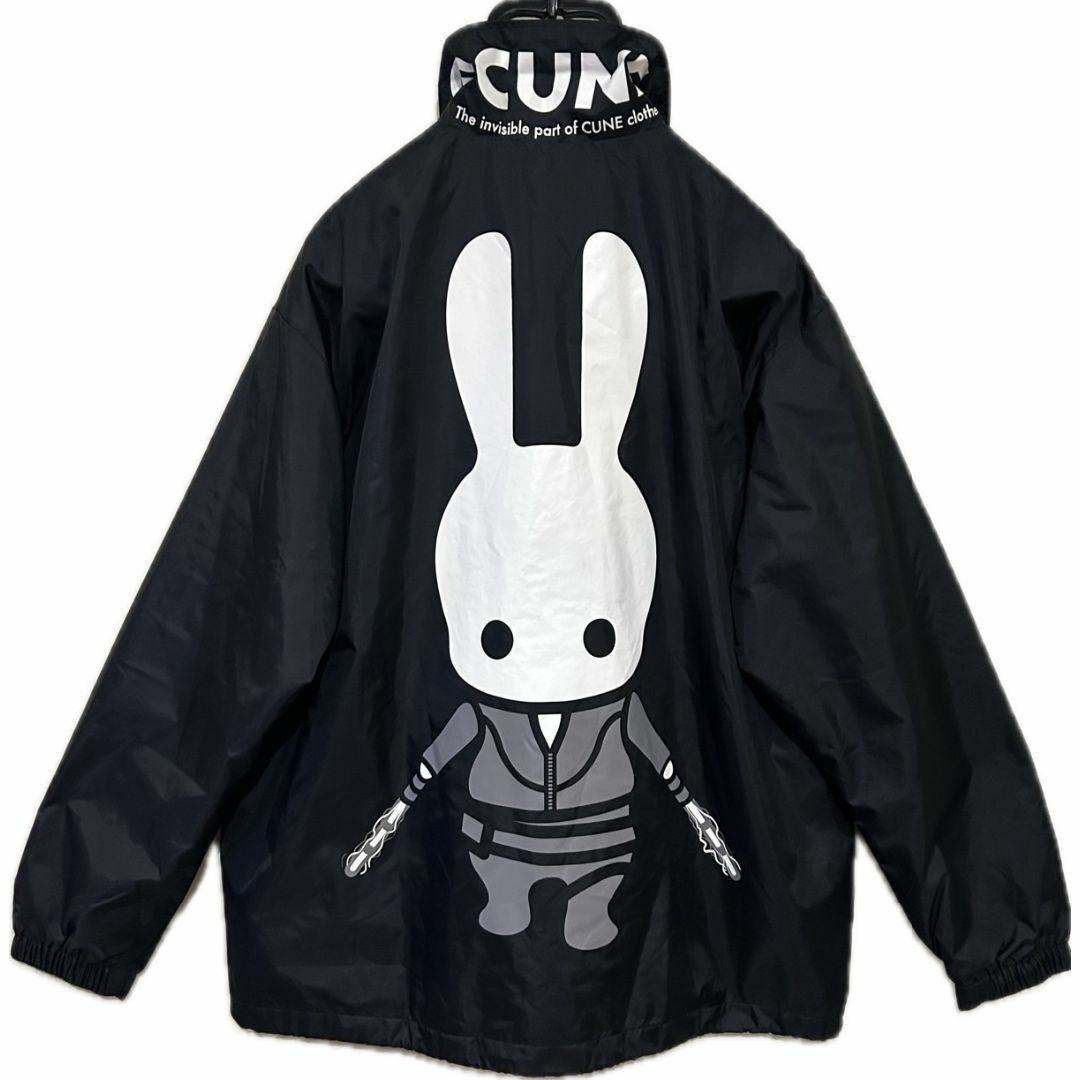 CUNE - *キューン CUNE うさぎ プリント コーチジャケット CUNE - *キューン CUNE うさぎ プリント コーチジャケット