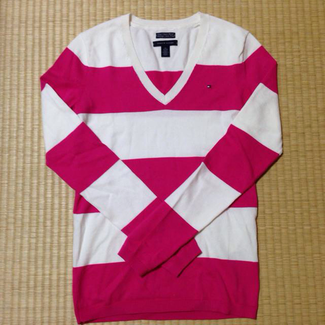 TOMMY HILFIGER(トミーヒルフィガー)のTOMMY HILFIGERボーダニット レディースのトップス(ニット/セーター)の商品写真