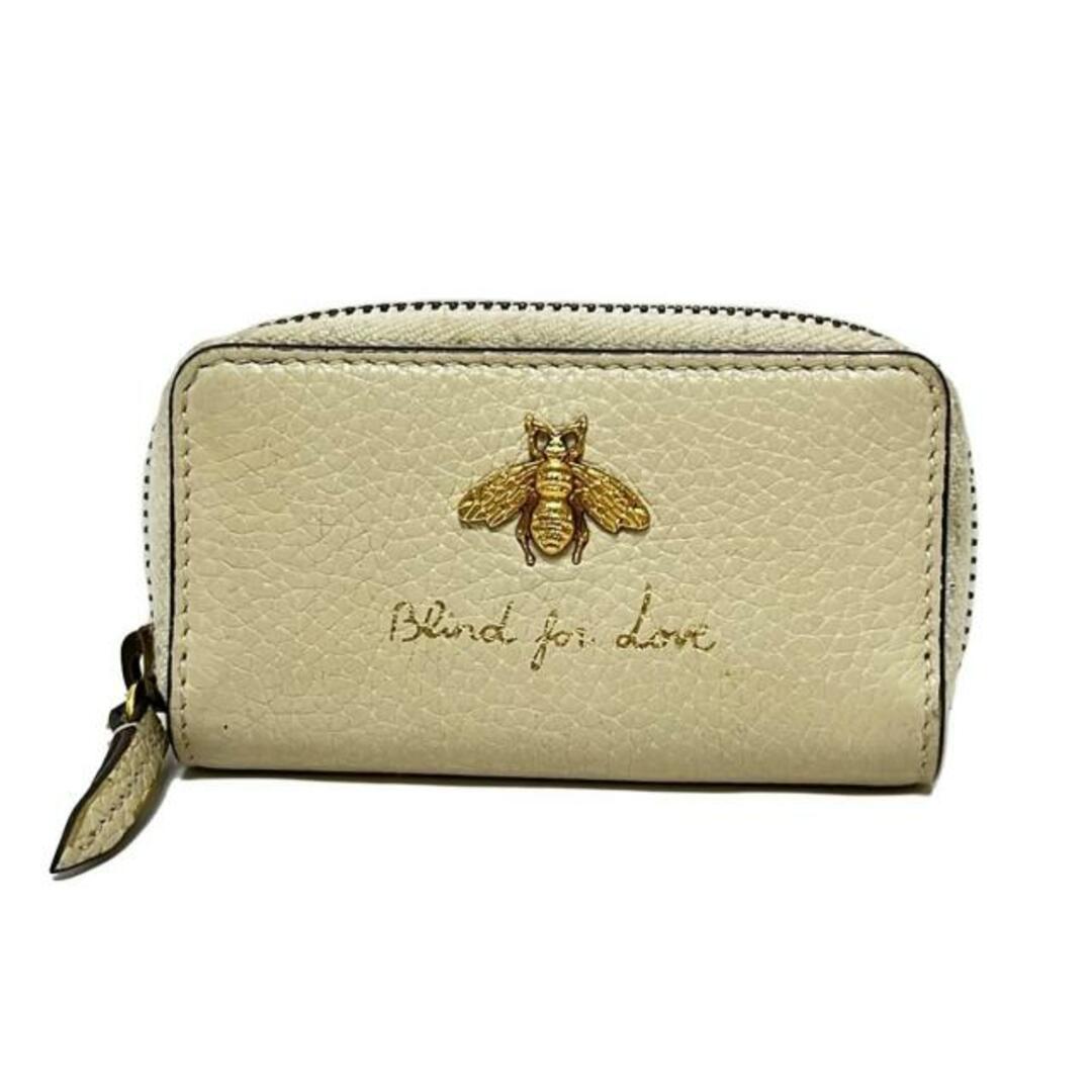 GUCCI(グッチ) キーケース アニマリエ 498096 アイボリー GUCCI(グッチ) キーケース アニマリエ 498096 アイボリー