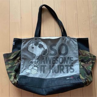 デニムリメイク ビッグトートバッグ (バッグ)