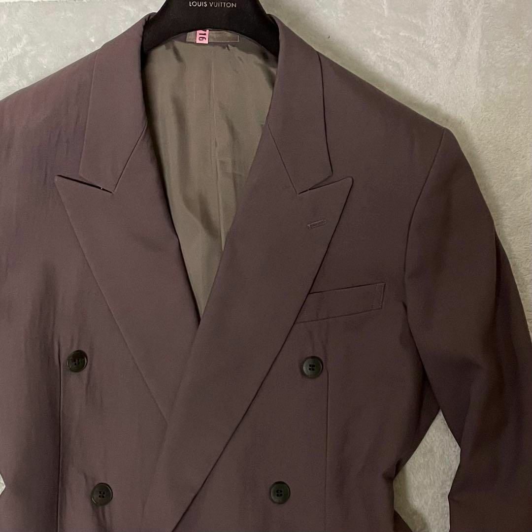 90s ダブルセットアップスーツ 紫紅色 L 美品 ヴィンテージ 90s ダブルセットアップスーツ 紫紅色 L 美品 ヴィンテージ