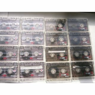 カセットテープ（中古）  TDK「AE６０」(60分）×16  / 計16本/ (その他)