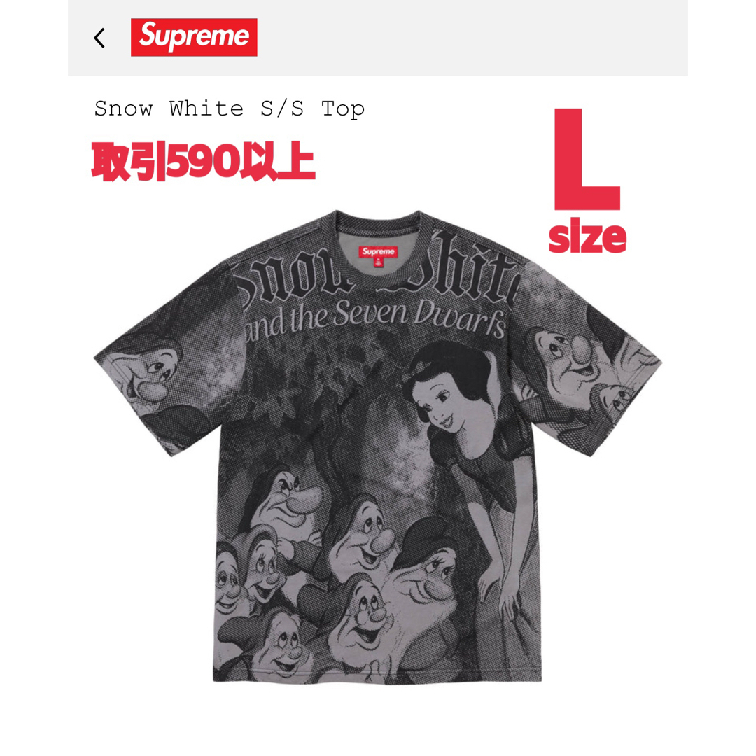 Supreme - Supreme Snow White S/S Top Tee Grey Lサイズの通販 Supreme - Supreme Snow White S/S Top Tee Grey Lサイズの通販