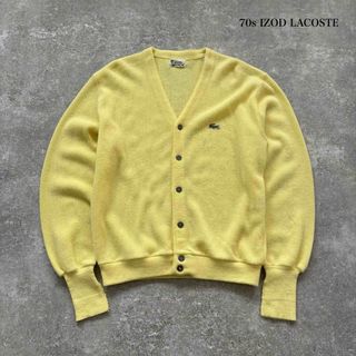 LACOSTE - 【IZOD LACOSTE】 アイゾットラコステ 70's カーディガン