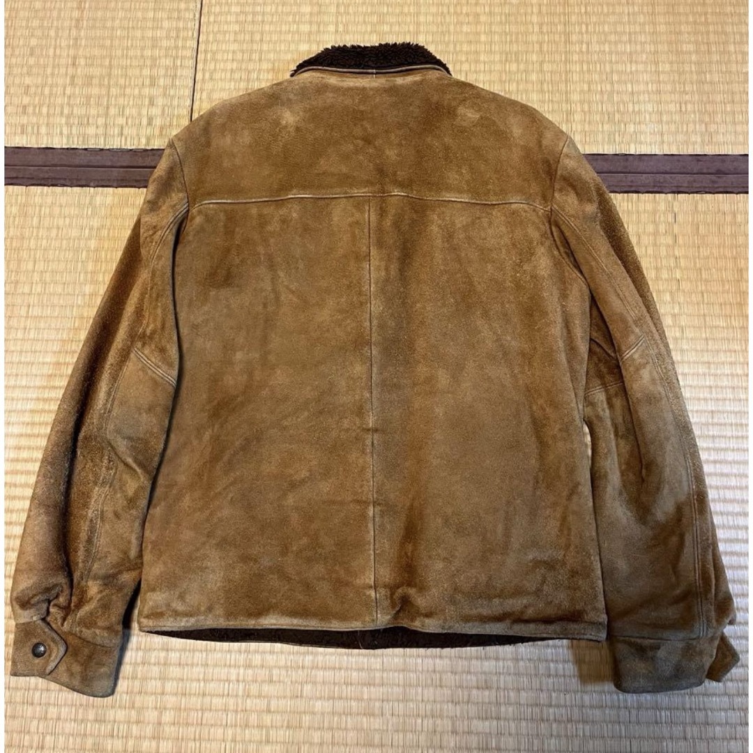 TENDERLOIN - テンダーロイン サドルスエード ボア レザー TENDERLOIN - テンダーロイン サドルスエード ボア レザー
