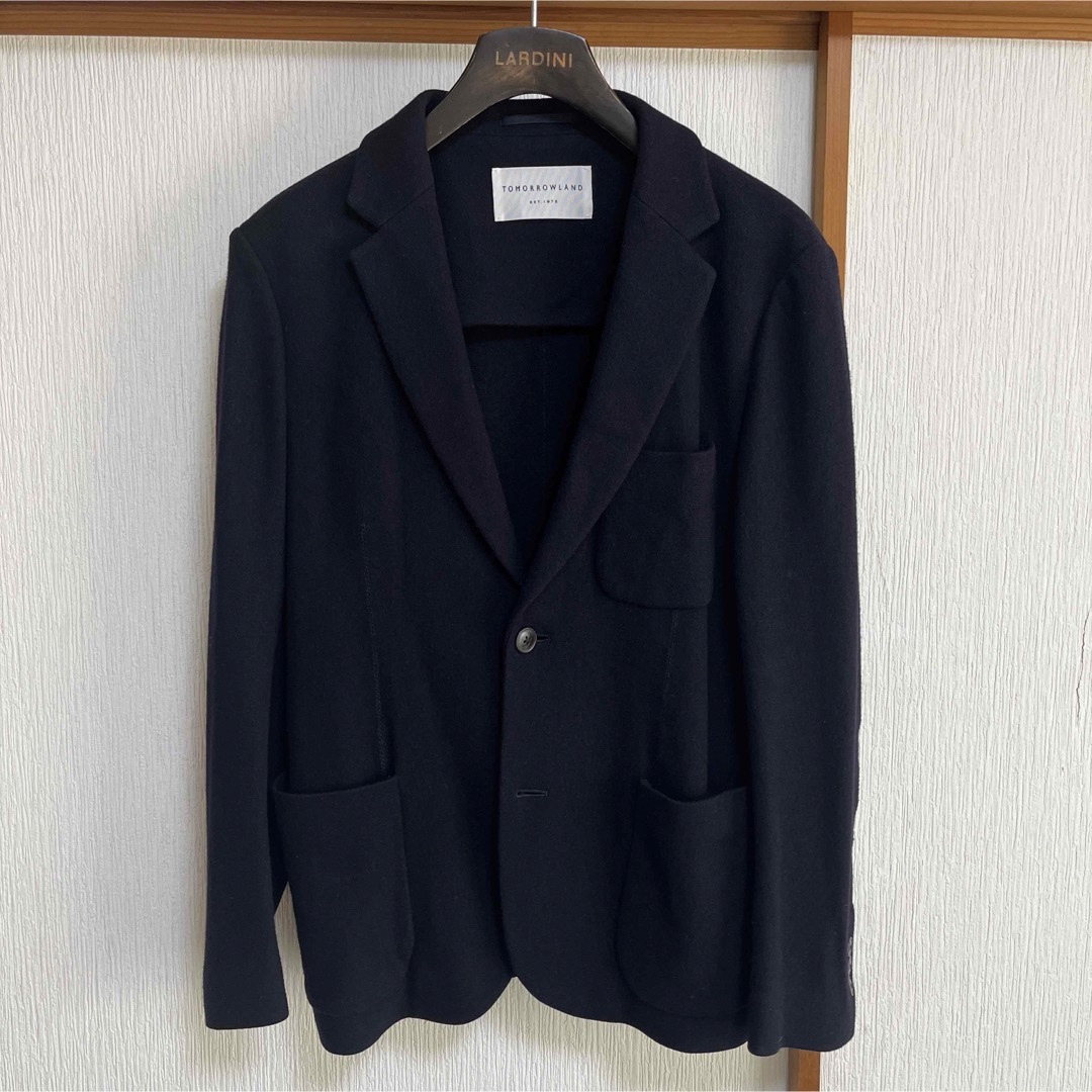 TOMORROWLAND - 【美品】TOMORROWLAND ダークネイビー ウール TOMORROWLAND - 【美品】TOMORROWLAND ダークネイビー ウール