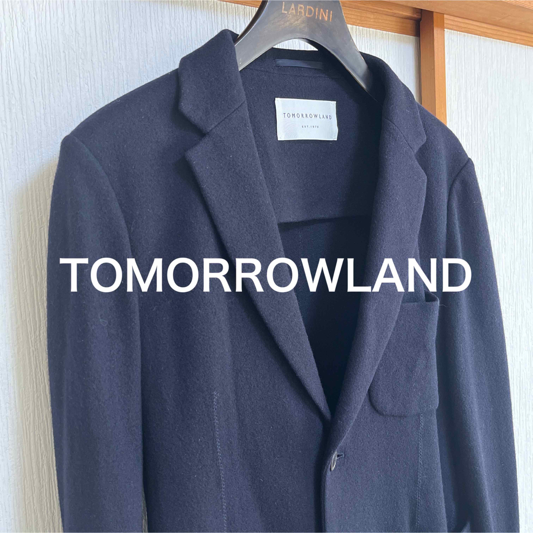 TOMORROWLAND - 【美品】TOMORROWLAND ダークネイビー ウール TOMORROWLAND - 【美品】TOMORROWLAND ダークネイビー ウール