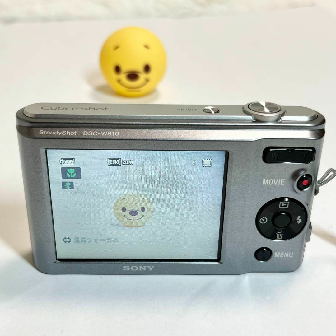極美品】 SONY Cyber-shot DSC-W810 デジカメ コード付 極美品】 SONY Cyber-shot DSC-W810 デジカメ コード付