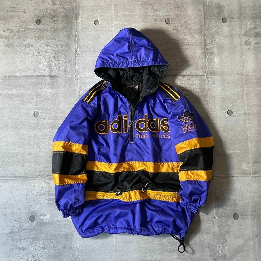 80s archive adidas 中綿ジャケット ハーフジッププルオーバー 80s archive adidas 中綿ジャケット ハーフジッププルオーバー