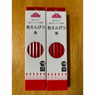 イオン(AEON)の色えんぴつ　朱　24本セット(色鉛筆)