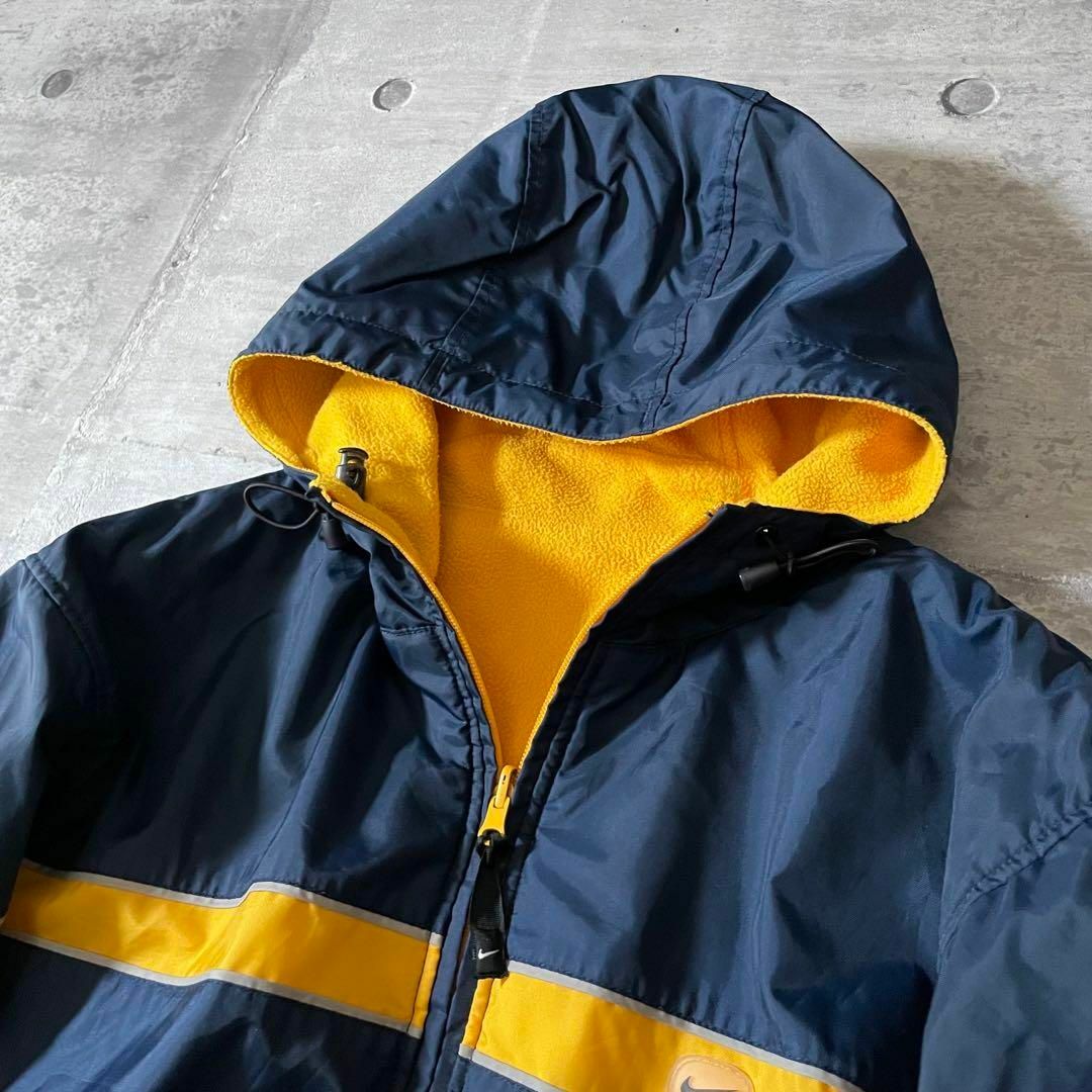 00s archive NIKE リバーシブル フリースナイロンジャケットy2k 00s archive NIKE リバーシブル フリースナイロンジャケットy2k