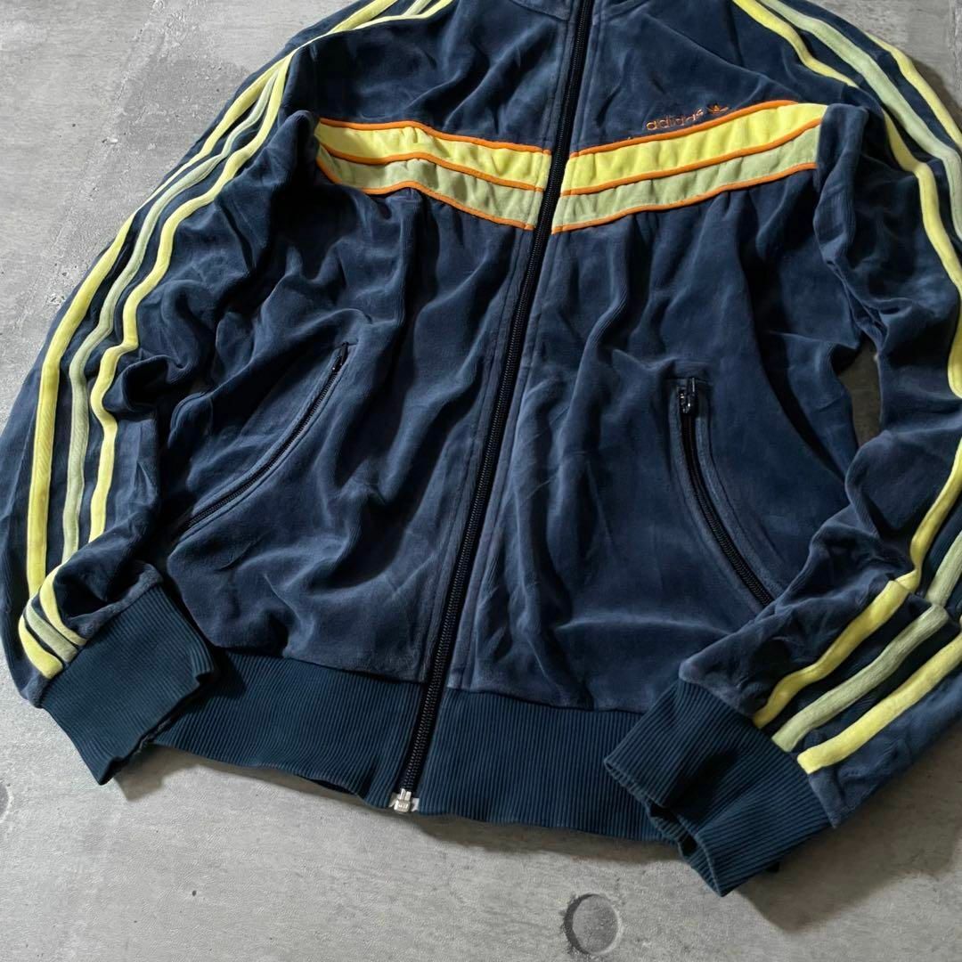 00s archive old adidas ベロア トラックジャケット y2k 00s archive old adidas ベロア トラックジャケット y2k