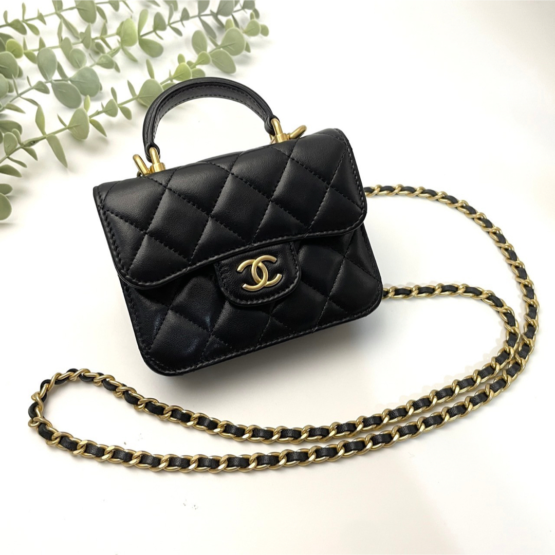 CHANEL - 【極美品】シャネル ミニミニマトラッセ ラムスキン CHANEL - 【極美品】シャネル ミニミニマトラッセ ラムスキン