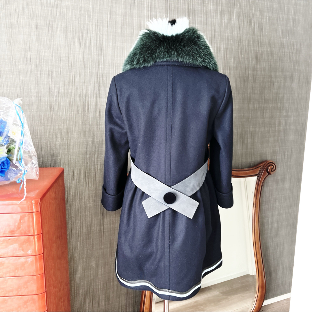 FENDI - 美品 FENDIフェンディ カシミヤ フレア フォックス FENDI - 美品 FENDIフェンディ カシミヤ フレア フォックス