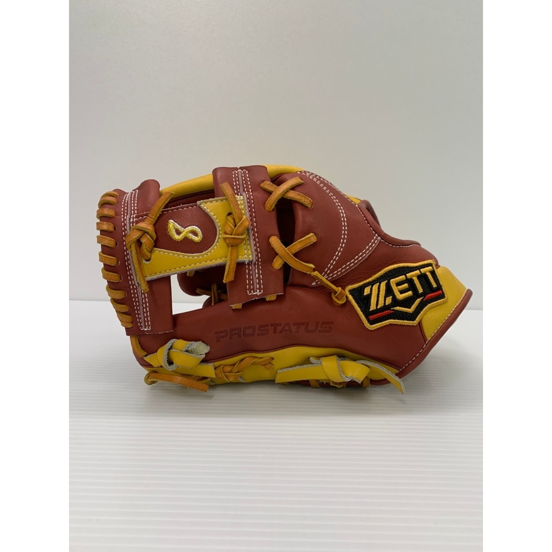 中古品 ゼット ZETT プロステイタス オーダー 軟式 内野手用 中古品 ゼット ZETT プロステイタス オーダー 軟式 内野手用