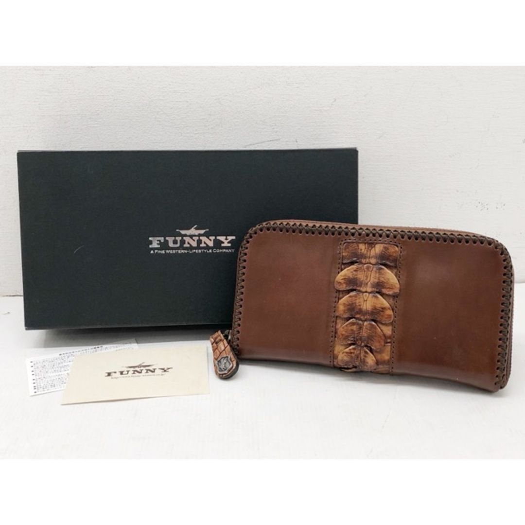 FUNNY(ファニー) STALLION スタリオン クロコダイル 長財布 FUNNY(ファニー) STALLION スタリオン クロコダイル 長財布