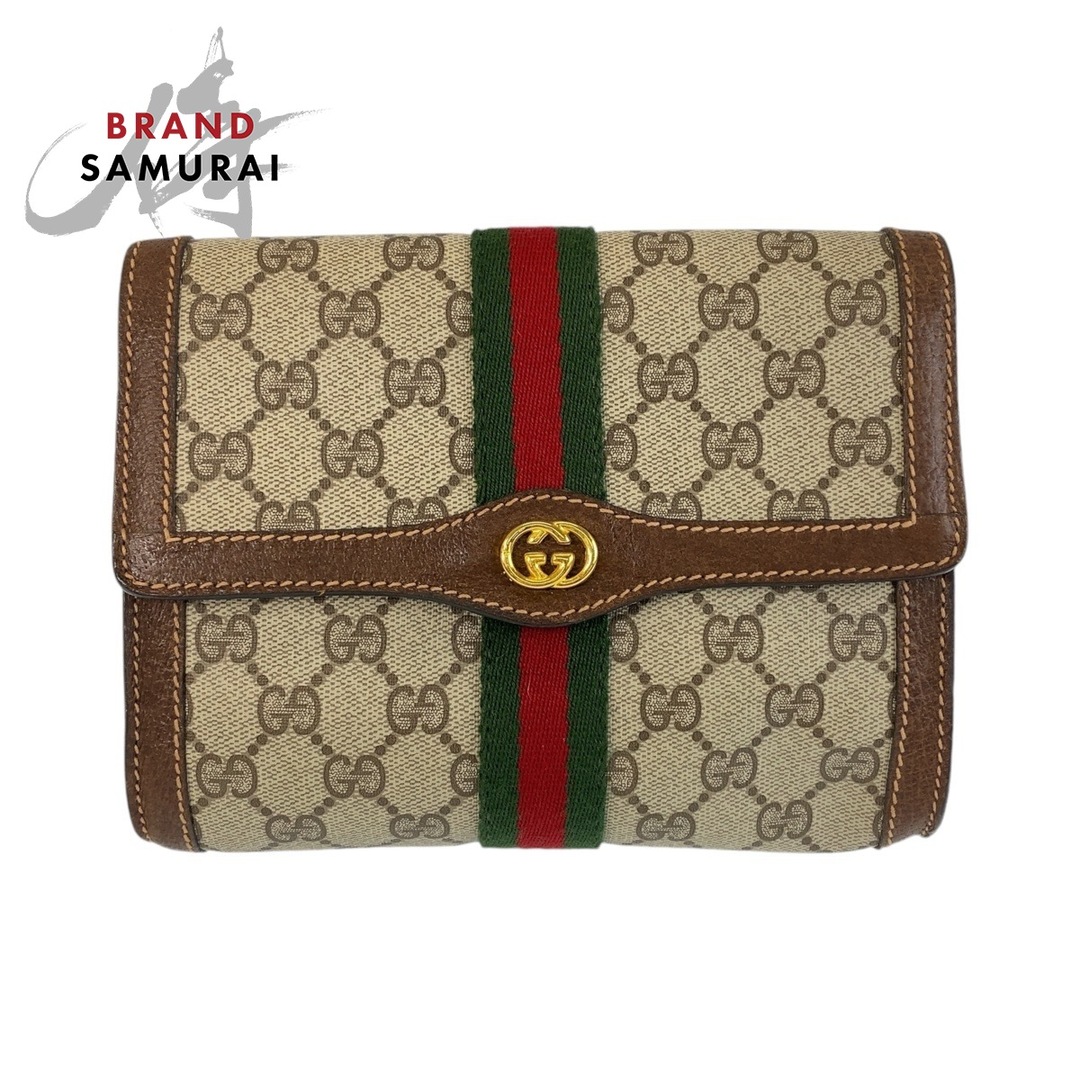 美品 GUCCI グッチ シェリーライン インターロッキング ブラウン 美品 GUCCI グッチ シェリーライン インターロッキング ブラウン