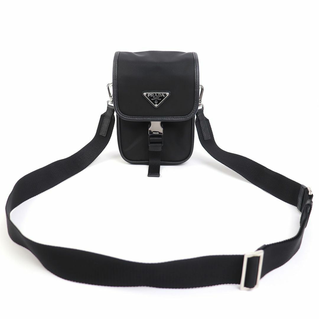 PRADA - 【美品】プラダ【PRADA】Re-Nylon x サフィアーノレザー PRADA - 【美品】プラダ【PRADA】Re-Nylon x サフィアーノレザー